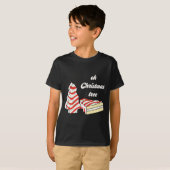 Oh Christmas Tree Cakes Debbie Funny Christmas Sna T-shirt (Voorkant volledig)