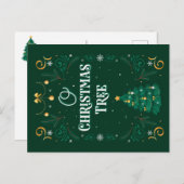 Oh Christmas Tree Postcard Feestdagenkaart (Voorkant / Achterkant)