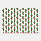 Oh Christmas Trio Envelopper les feuilles de papie (Devant 2)