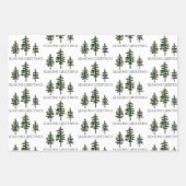 Oh Christmas Trio Envelopper les feuilles de papie (Devant)