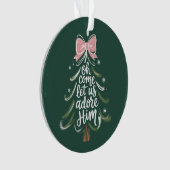 Oh Come Let Us Adore Him Christian Xmas Religious (devant)