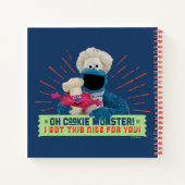 Oh Cookie Monster! Ik heb dit leuk voor je. Notitieboek (Achterkant)