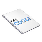 Oh Cool Text Notitieboek (Rechterzijde)
