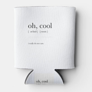 Oh, coole definitie betekent dictionary Art Decor Blikjeskoeler