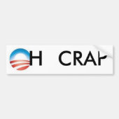 OH CRAP BUMPERSTICKER (Voorkant)