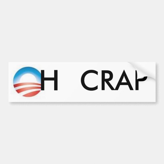 OH CRAP BUMPERSTICKER (Voorkant)