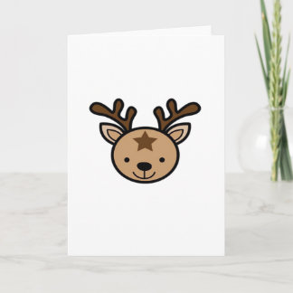 Oh Cute Deer Minimal Design  Kaart
