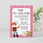 {oh, de copain !} invitation de partie de pirate (Debout devant)