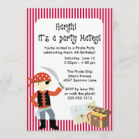 {oh, de copain !} invitation de partie de pirate