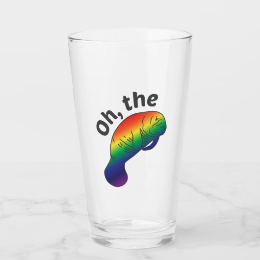 Oh de Hue Manatee Glas (Voorkant)