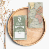 "Oh de plaatsen die ze zullen gaan!" Baby shower r