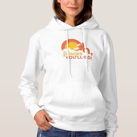 Oh, de plaatsen waar je heen gaat! Liggend landsch Hoodie (Voorkant)