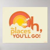 Oh, de plaatsen waar je heen gaat! Liggend landsch Poster (Voorkant)