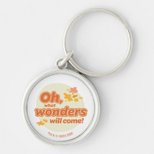 Oh, de plaatsen waar je heen gaat! "Wat wonderen z Sleutelhanger