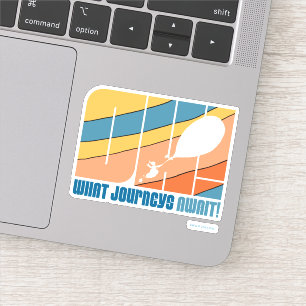 Oh, de plaatsen waar je heen gaat! "Welke reizen w Sticker