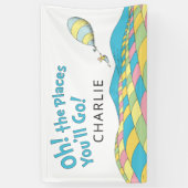 Oh! De Plaatsen Waar Je Heengaat! Jongens Verjaard Spandoek (Verticaal)