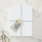 Oh, de plaatsen waar je zult komen! Citaat met bal Cadeaulabel (Met Touw)
