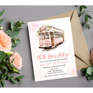 Oh de plaatsen waar ze heen gaat uitnodiging