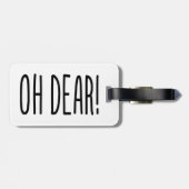 OH DEAR! BAGAGELABEL (Achterkant horizontaal)