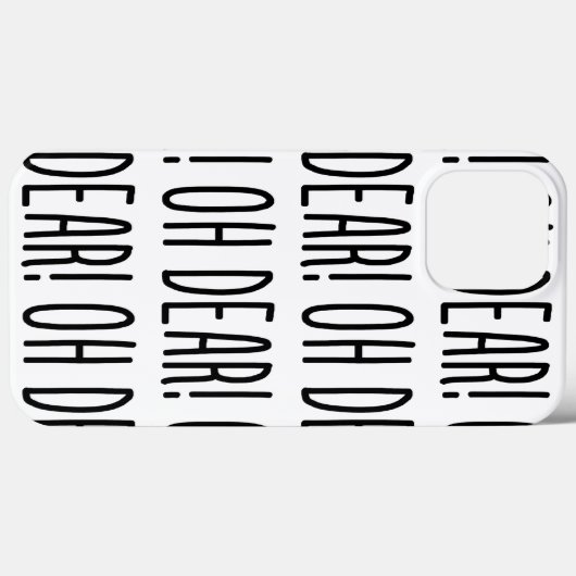 OH DEAR! Case-Mate iPhone CASE (Achterkant (horizontaal))