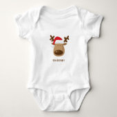 Oh Dear! Funny Reindeer Holiday Gift for moms Romper (Voorkant)