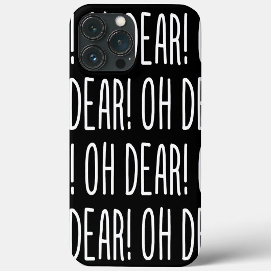 OH DEAR! Hoesje-Mate iPhone CASE (Achterkant)