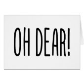 OH DEAR! KAART (Voorkant Horizontaal)