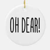 OH DEAR! KERAMISCH ORNAMENT (Achterkant)