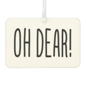 OH DEAR! LUCHTVERFRISSER (Achterkant)