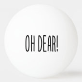 OH DEAR! PINGPONGBALLEN (Voorkant)