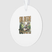 Oh Deer 100 Days Of School Deer HuAcrylic Ornament (devant)