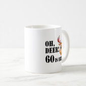 Oh Deer 60e anniversaire de café Mug (Devant droit)
