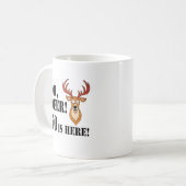 Oh Deer 70th Birthday Coffee Mug (Devant gauche)