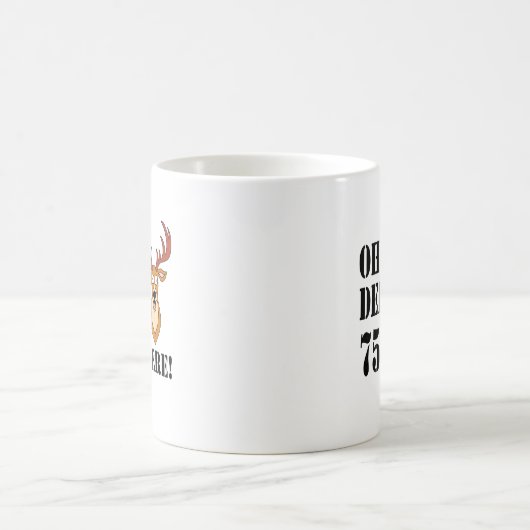 Oh Deer 75e anniversaire Coffee Mug (Centre)