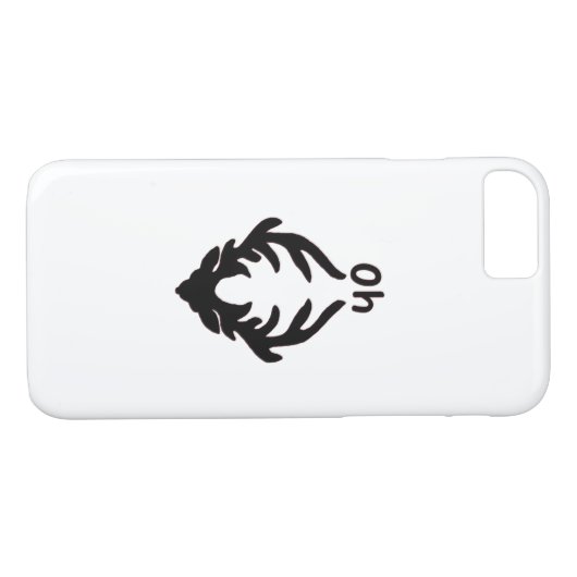 Oh Deer Artistic Clean Style Case-Mate iPhone Case (Achterkant (Horizontaal))