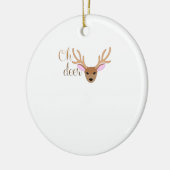 Oh Deer Artistic Style Ornament (Links)