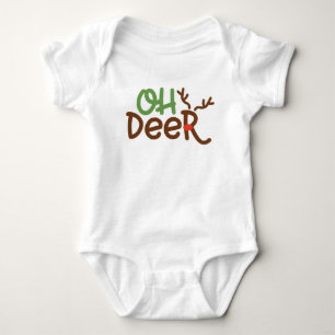 Oh Deer Baby Outfit – Schattigee vakantie Baby Bod Romper
