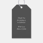 Oh Deer Baby shower Blue Boy Cadeaulabel (Achterkant)