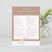 Oh Deer - Baby shower Game - Wat in je telefoon? Programma (Staand voorkant)