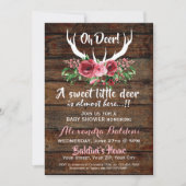 Oh Deer Baby shower Invitation (Devant)