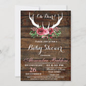 Oh Deer Baby shower Invitation (Devant)