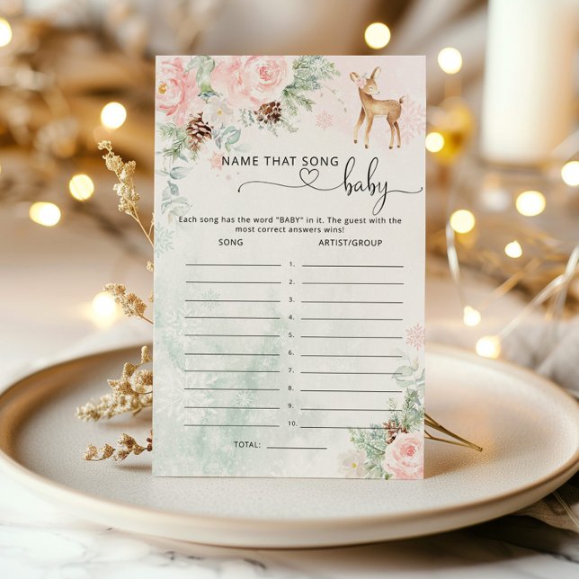 Oh Deer Baby shower Noem dat liedje spel (Creator heeft geüpload)