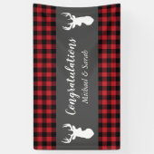 Oh Deer Baby shower Spandoek (Verticaal)