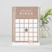 Oh Deer - BINGO Baby shower Game Programma (Staand voorkant)