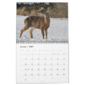 Oh, Deer ! Calendrier 2026 sur 12 mois (Jan 2027)
