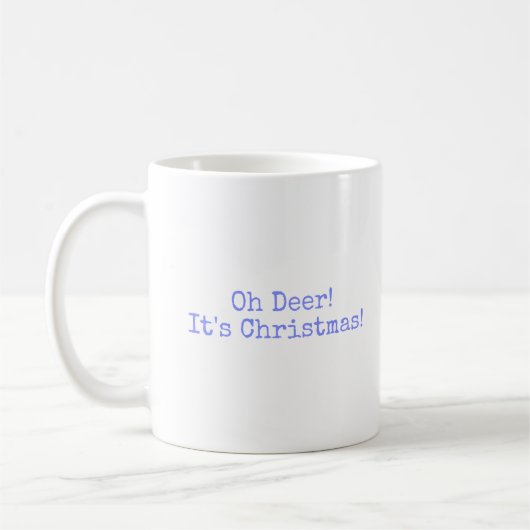 Oh Deer, c'est Noël Mug (Gauche)