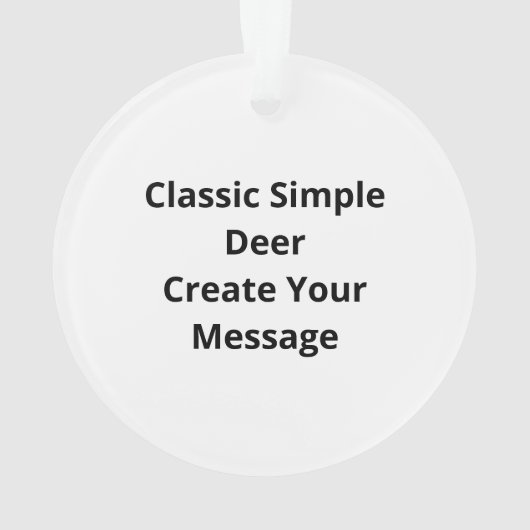 Oh Deer Classic Simple Design (dos)
