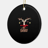 Oh Deer Classic Vibe Keramisch Ornament (Links)