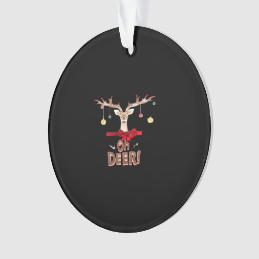 Oh Deer Classic Vibe Ornament (voorkant)