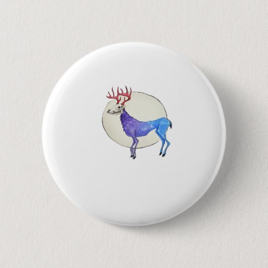 Oh Deer Clean Graphic Style  Ronde Button 5,7 Cm (Voorkant)